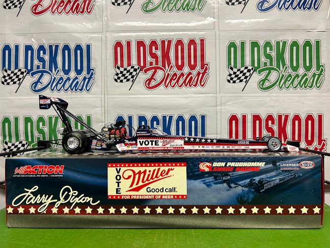 Larry Dixon Miller/Vote Miller for President of Beers 2004 NHRA Dragster 1:24 scale