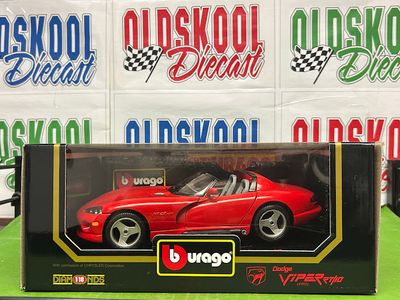 1992 Dodge Viper RT/10 Burago Diamonds 1:18 scale