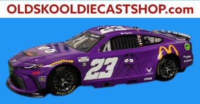 Bubba Wallace #23 McDonald&#39;s Grimace 2024 Nascar cup 1:24 scale