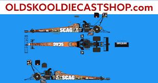 * PRE-ORDER ONLY* Justin Ashley Scagg 2025 Top Fuel Dragster 1:18 scale