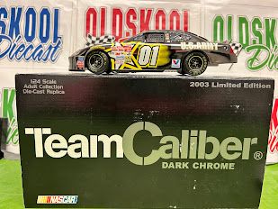 Jerry Nadeua #01 2003 US Army Dark Chrome Team Caliber AUTOGRAPHED 1:24 scale