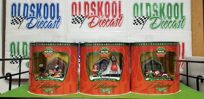 Holiday Hot Wheels Ornaments 1999 Past Present Future Complete Set of 3 Millennium Edition