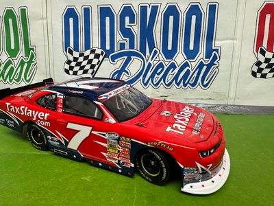 Reagan Smith #7 NATION wide Tax Layer Nascar Salutes AUTOGRAPHED 2013  1:24 scale