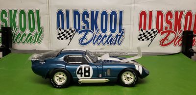 1997 Bob Bondurant #48 1965 Cobra Daytona Coupe &#39;65 Monza 1000KM Winner Exoto Racing Legends Retired 1:18 scale