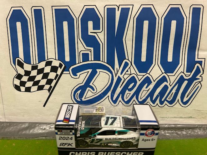 Chris Buescher #17 Buildsubmarines.com Watkins Glen 9/15 Race Win Foil Number 2024 Nascar Cup 1:64 scale