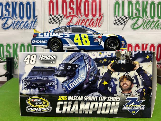 Jimmie Johnson #48 Lowes 7X Champion 2016 SS 1:24 scale