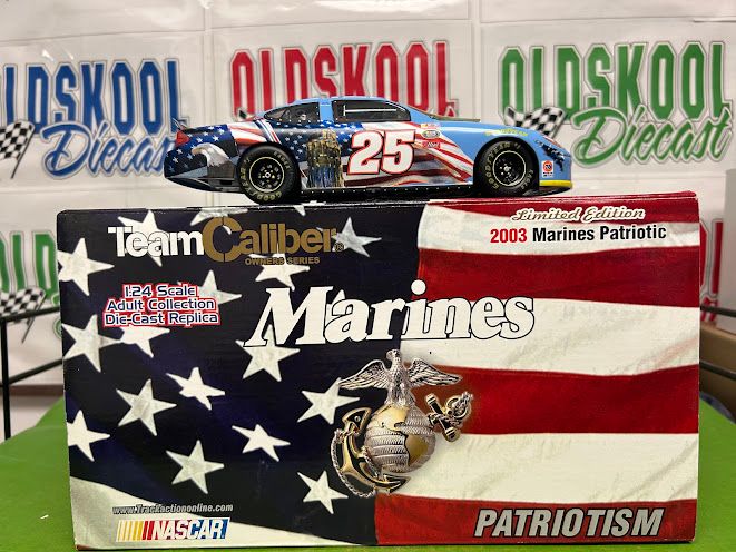 Bobby Hamiliton Jr.# 25 Marines Patriotic 2003 Limited Edition Team Cailber Owners Series 1:24 scale