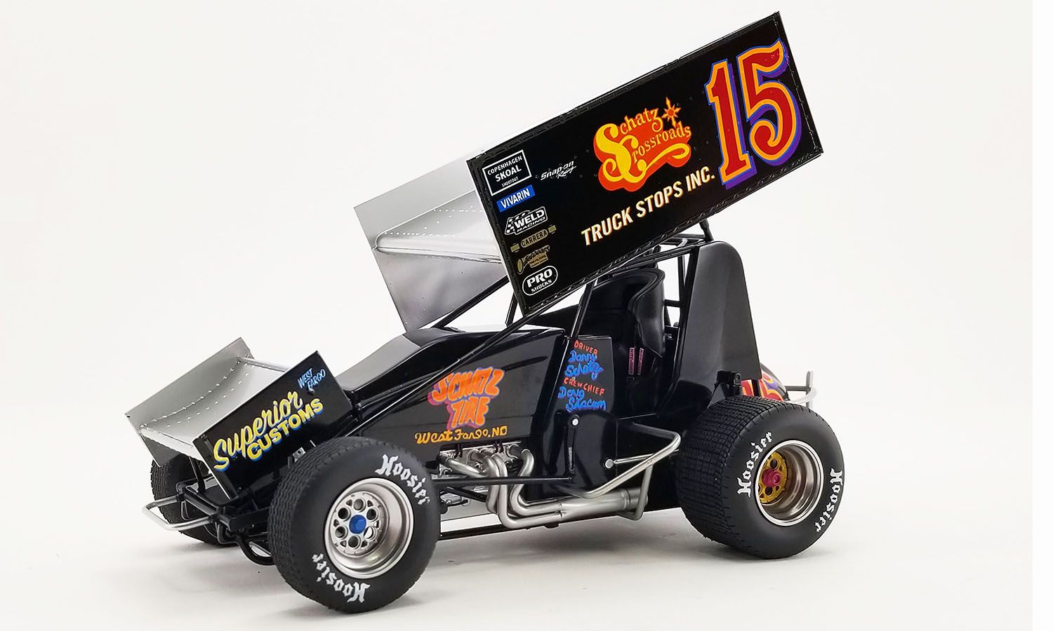 Donny Schatz #15 2021 Schatz Family Crossroads Truck Stops Sprint 1:18