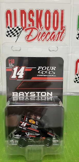 Spencer Bayston #14 Four CCCC&#39;s Construction 2025 ACME Winged Sprint Car 1:50 scale