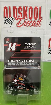 Spencer Bayston #14 Four CCCC&#39;s Construction 2025 ACME Winged Sprint Car 1:50 scale