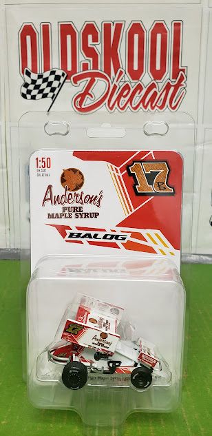 Bill Balog #17B Anderson&#39;s Pure Maple Syrup    2025 ACME Winged Sprint Car 1:50 scale