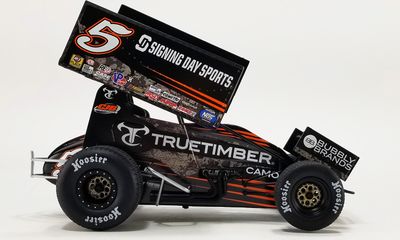 Spencer Bayston #5 Truetimber Camo Rookie Of The Year 2022 World Of Outlaws Winged Sprint Car 1:18 scale