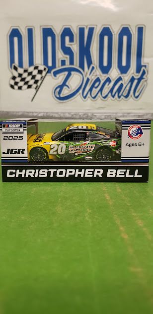 Christopher Bell #20 DeWalt / Interstate Batteries 2025 Naascar Cup Series 1:64 scale