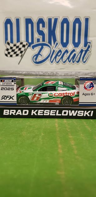 Brad Keselowski #6 Castrol 2025 Nascar Cup Series 1:64 scale