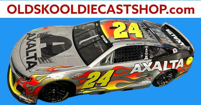 William Byron #24 Axalta Throwback 2025 Nascar cup Series 1:24 scale