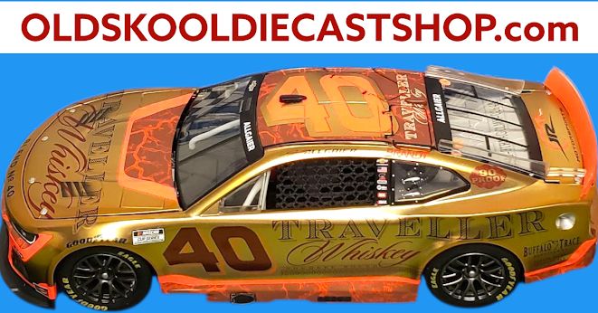 Justin Allgaier #40 Traveller Whiskey Color Chrome 2025 Nascar Cup series 1:24 Scale
