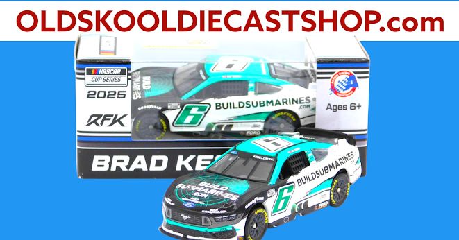 Brad Keselowski #6 BuildSubmarines.com Foil Number 2025 Nascar Cup Series 1:64 scale