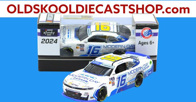 AJ Allmendinger #16 Modern Day Garage Las Vegas 10/19 Race Win 2024 Xfinity Series 1:64 scale