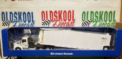 Kenworth T880 Day Cab with Pinnacle Frac Tank Trailer United Rentals 2019 First Gear Collector&#39;s Series XVII