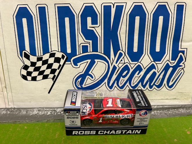 Ross Chastain #1 Busch Light Apple 2025 Nascar Cup Series 1:64 scale