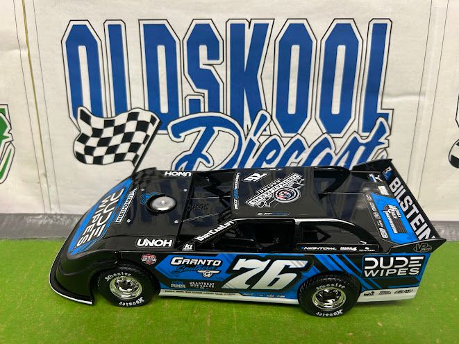 Brandon Overton #76 Dude Wipes 2025 Late Model Dirt 1:24 scale