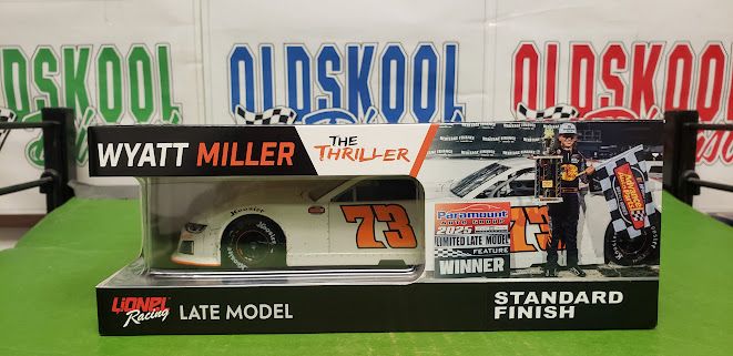 Wyatt Miller #73 Hickory Speedway Feature Win 2025 Chevrolet Late Model Stock 1:24 Scale