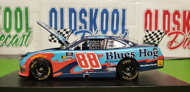 Kyle Larson #88 Blues Hog Texas Race Win 5/3/25 2025 Foil Number Xfinity 1:24 scale