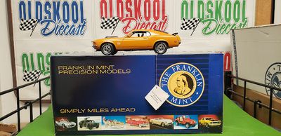 Boss 429 1970 Mustang Mach One 2009 Franklin Mint Orange Limited Edition 1:24 Scale
