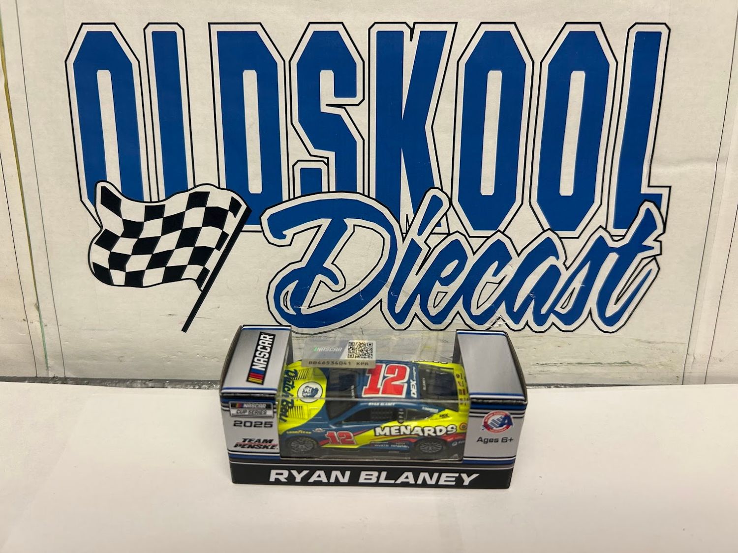 Ryan Blaney #12 Dutch Boy Darlington Throwback 2025 Nascar Cup Series C122565MNTRB 1:64 scale