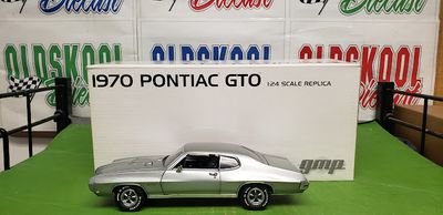 1970 Pontiac GTO Palladium Silver 2006 GMP G2401310 1:24 Scale