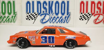 Dale Earnhardt Sr. #30 Army 1976 Chevy Malibu Nascar Stock Car 1:24 Scale Bank C247602019