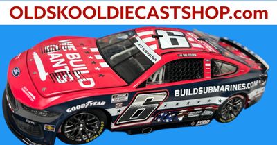 Brad Keselowski #6 BuildSubmarines Salutes Foil Number 2025 Nascar Cup Series CX62523SALBW 1:24 scale