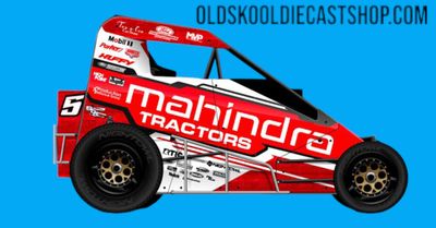CHASE BRISCOE #5 MAHINDRA TRACTORS Midget - 2024 Chili Bowl 1:18 Scale