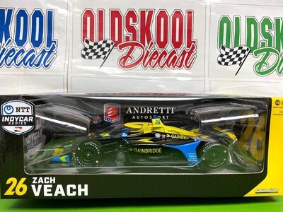 Zach Veach #26 Gainbridge / Andretti Motorsports 2020 1:18 Scale