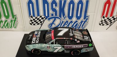 Justin Allgaier #7 United for America / Camp4Heros 2021 XFinity Series NX72123UFMAG 1:24 scale