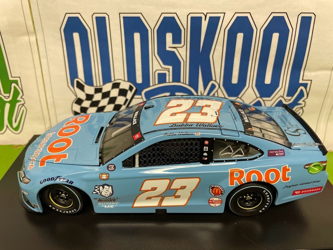 Bubba Wallace #23 Root Insurance Darlington throwback 2021 Nascar Cup Series C232123ROTDX 1:24 Scale
