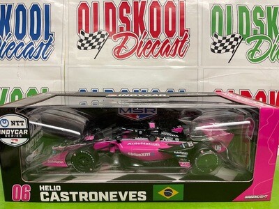 Helio Castroneves #06 AutoNation &amp; SiriusXM / Meyer Shank Racing 2022 IndyCar Diecast 1:18 Scale