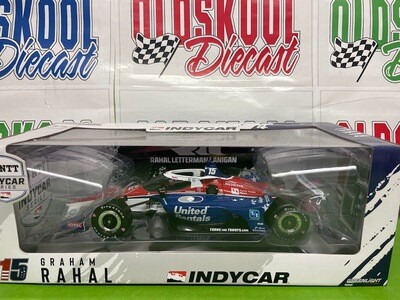 Graham Rahal #15 United Rentals / Rahal Letterman Lanigan Racing NTT Indy Car Series 2021 1:18 Scale