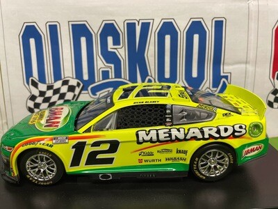 Ryan Blaney #12 Libman/Menards 2022 Nascar Cup Series C122223LMRB 1:24 scale