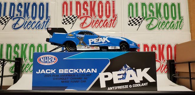 Jack Beckman Peak 2025 Chevy Camaro Funny Car AWN049 1:24 scale
