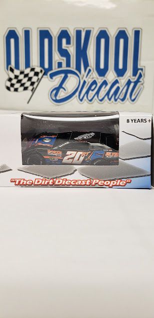 Ricky Thornton Jr. #20RT ( Black ) 2025 Late Model Dirt DW625M622 1:64 scale