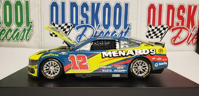 Ryan Blaney #12 Menards DutchBoy Darlington Throwback 2025 Nascar Cup Series C122523MNTRB 1:24 scale