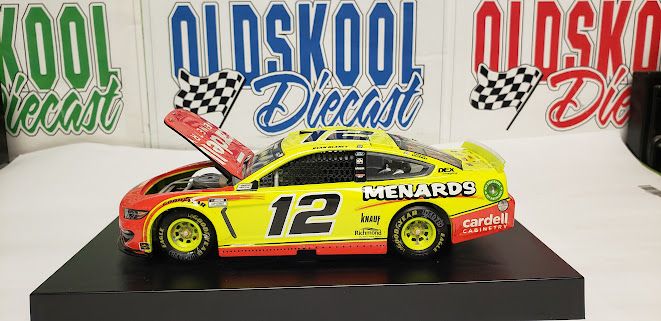 Ryan Blaney #12 Menards Michigan Race Win 2021 Nascar Cup Series W122123MENRBQ 1:24 Scale