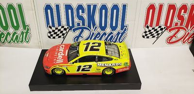 Ryan Blaney #12 Menards Michigan Race Win 2021 Nascar Cup Series W122123MENRBQ 1:24 Scale