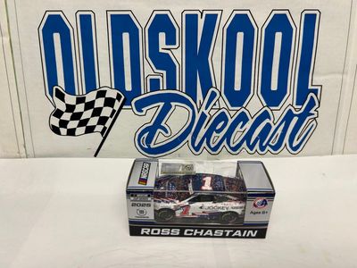 Ross Chastain #1 Jockey Salutes / Coke 600 Race Win 2025 Nascar Cup Series CX12565BLCRZ 1:64 scale