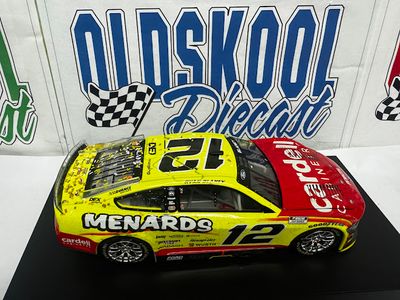 Ryan Blaney #12 Menards / Cardell Nashville 6/1/25 Race Win 2025 Nascar Cup Series W122523MENR89 1:24 scale