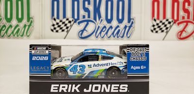 Erik Jones #43 Advent Health 2026 Nascar Cup Series C432661AVHER 1:64 scale