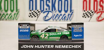 John Hunter Nemechek #42 Dollar Tree 2026 Nascar Cup Series C422661DOTJH 1:64 scale