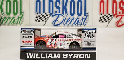 William Byron #24 Valvoline Blood Cancer United 2025 Nascar Cup Series C242561VSPWB 1:64 Scale