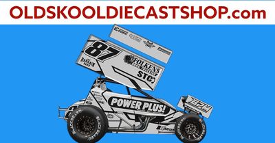 *PRE-ORDER ONLY* Aaron Reutzel #87 Power Plus White 2026 ACME Winged Sprint Car A1826009 1:18 Scale